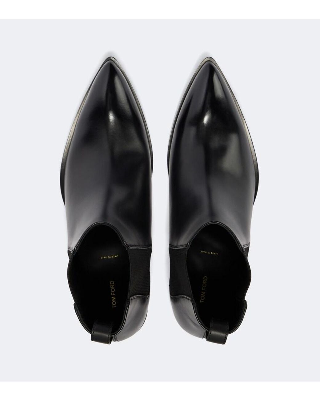 Tom Ford Black Leather Boots for men