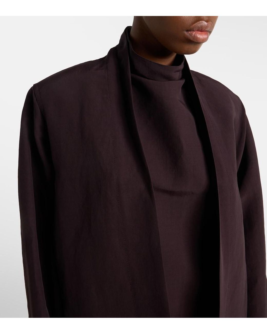 Alaïa Black Poplin Jacket