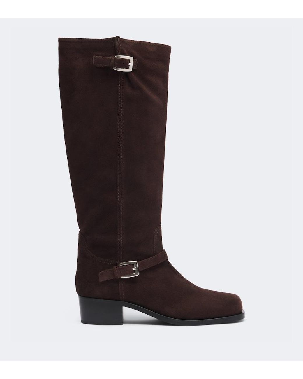 Staud Brown Brooklyn Suede Knee-Height Boots