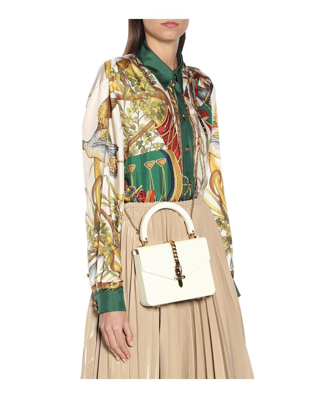 sylvie 1969 plexiglas mini top handle bag