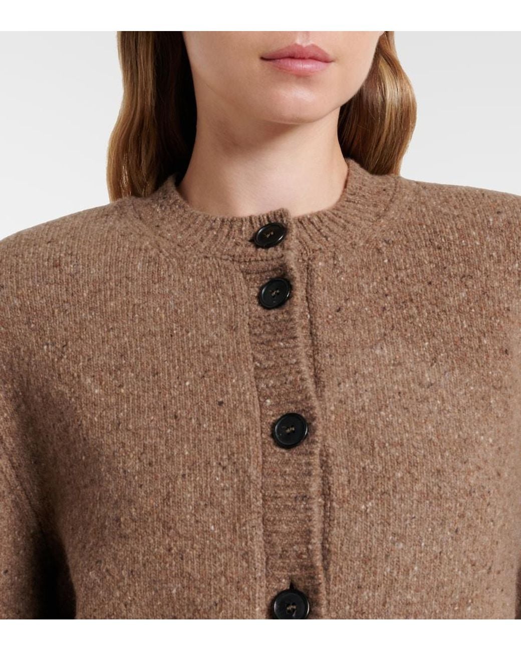 Rohe Brown Wool Cardigan