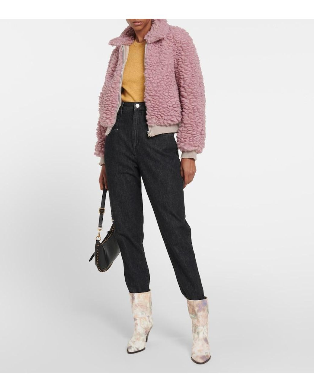 Isabel Marant Yellow Merry Ribbed-Knit Top