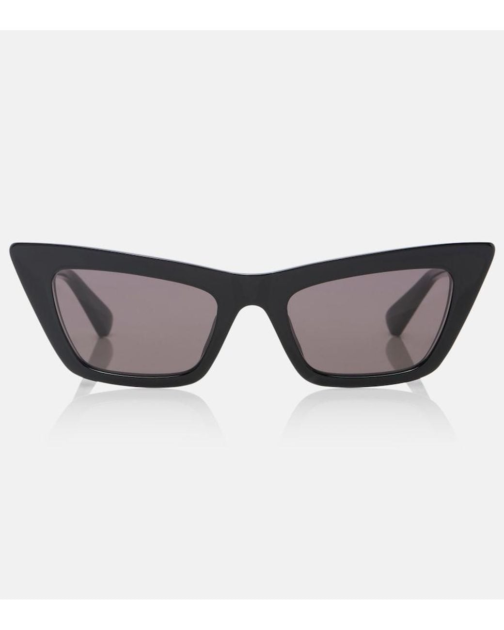 Bottega Veneta Brown Snap Cat-Eye Sunglasses