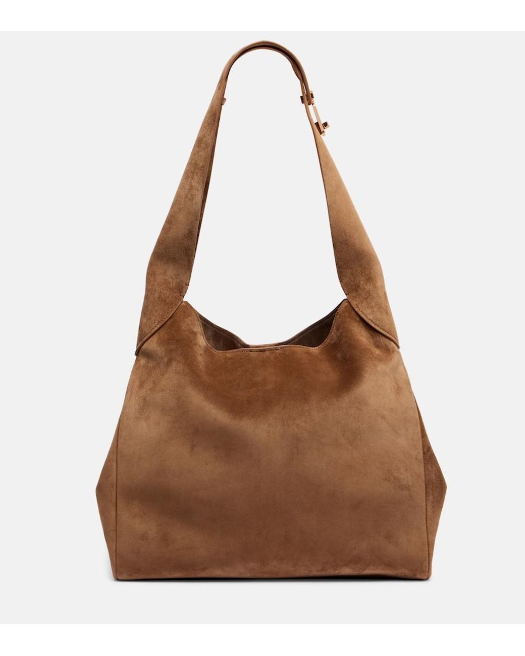 Gabriela Hearst Brown Small Suede Tote Bag