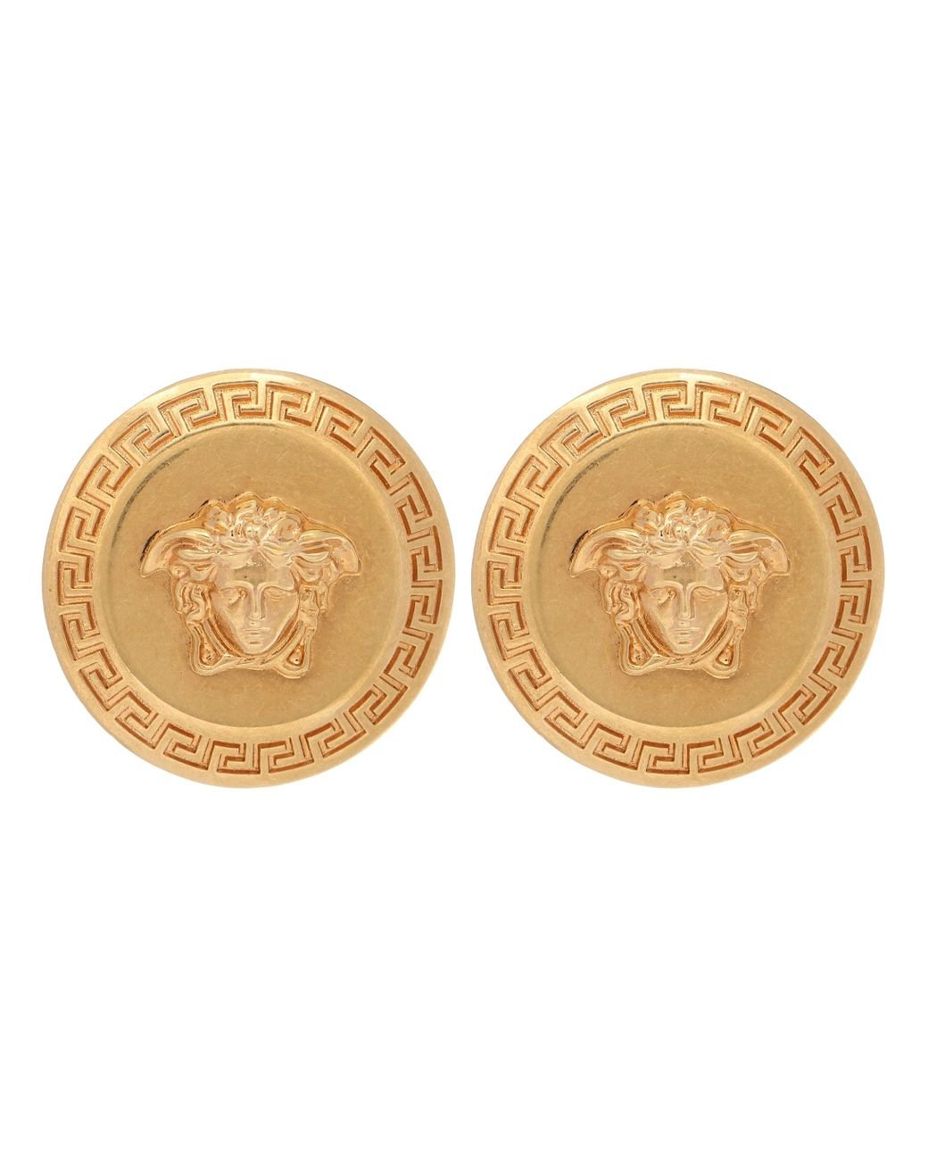 Versace Tribute Medusa Stud Earrings in Gold (Metallic) - Lyst