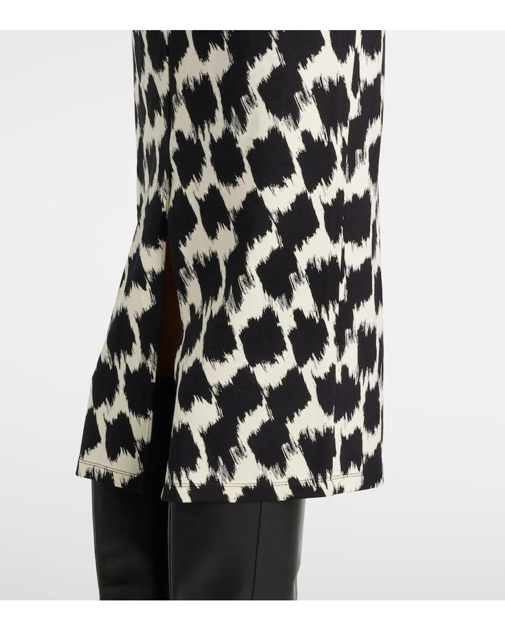 DVF★Libra printed gathered midi dress Diane von Furstenberg Libra printed gathered midi dress