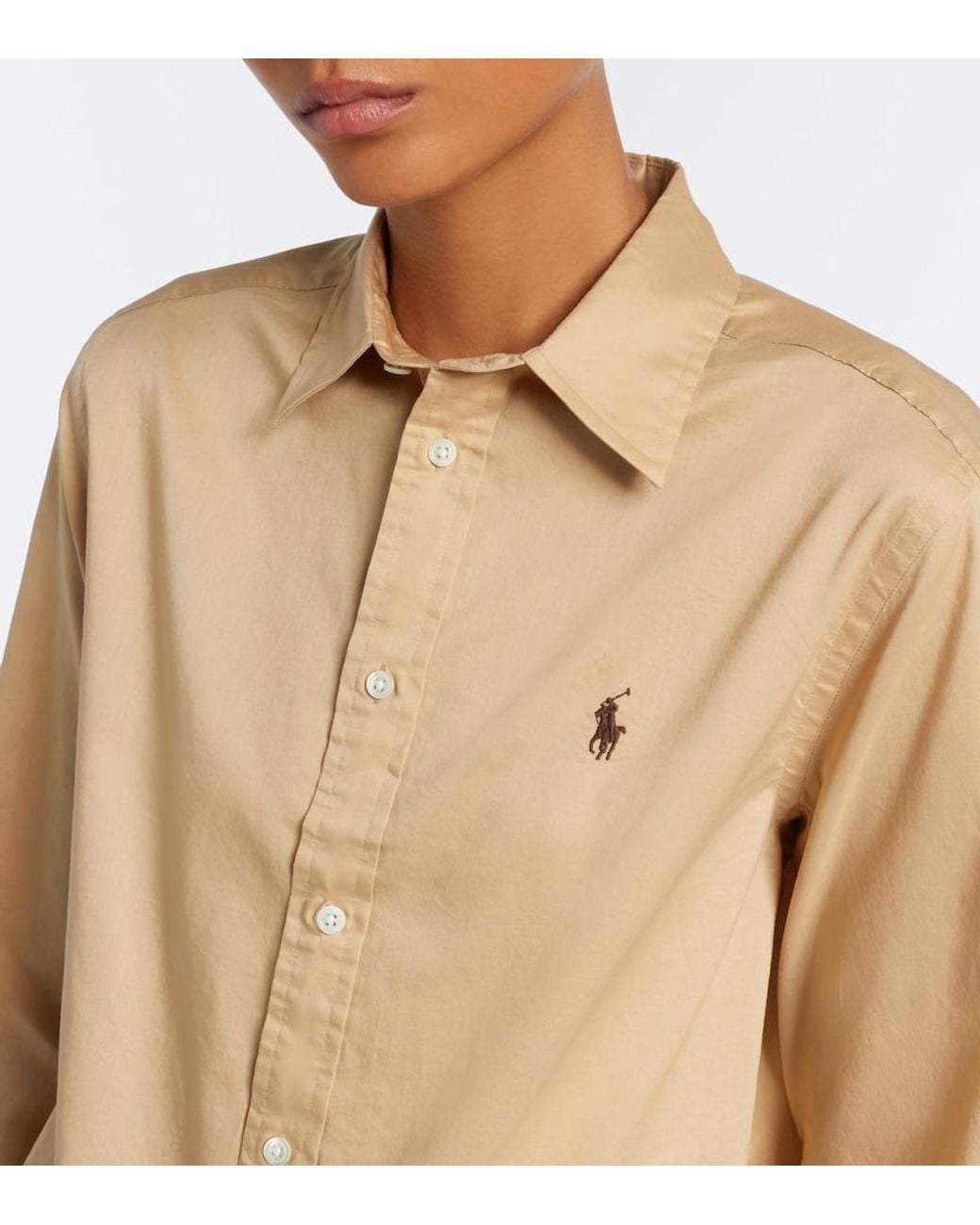 Polo Ralph Lauren Natural Cotton Poplin Shirt