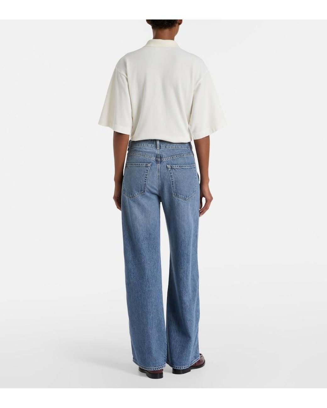 Citizens of Humanity Blue Boardwalk Wide-Leg Jeans