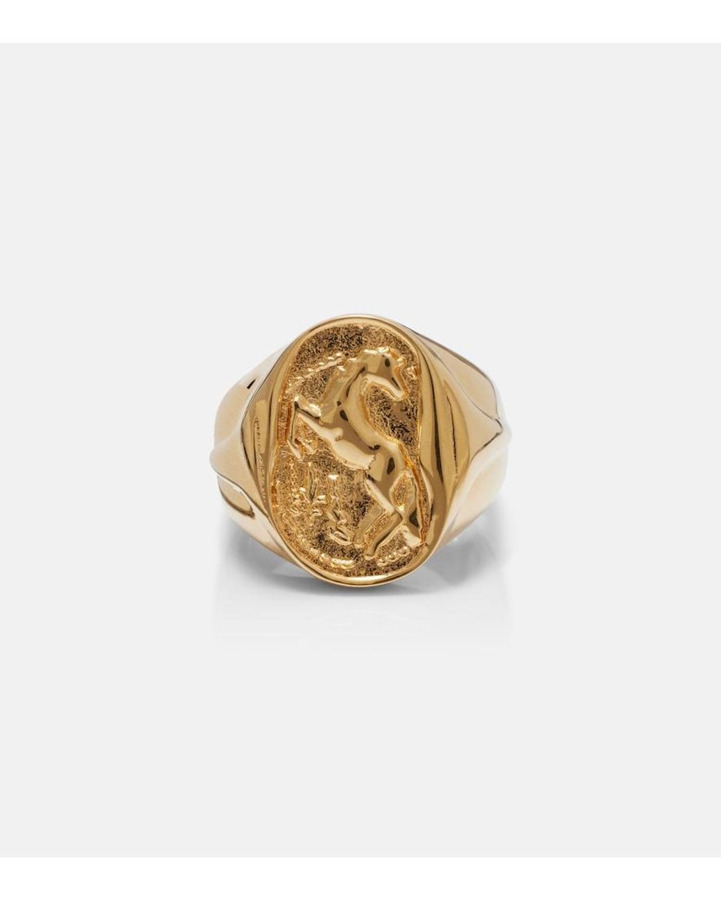 Chloé Metallic Oversized Ring