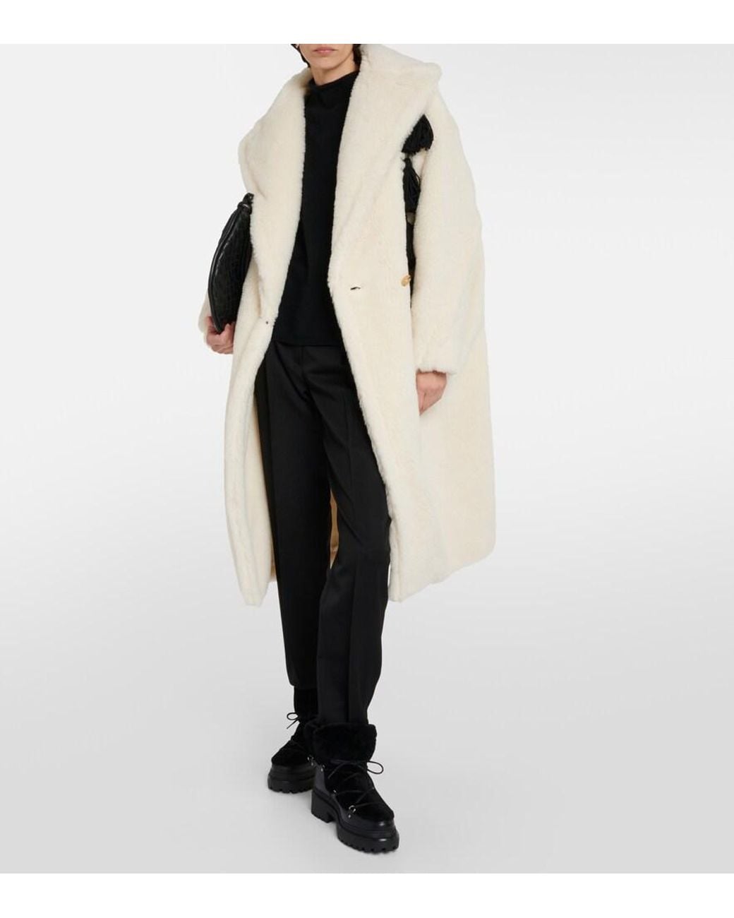 Yves Salomon Black Shearling Ankle Boots