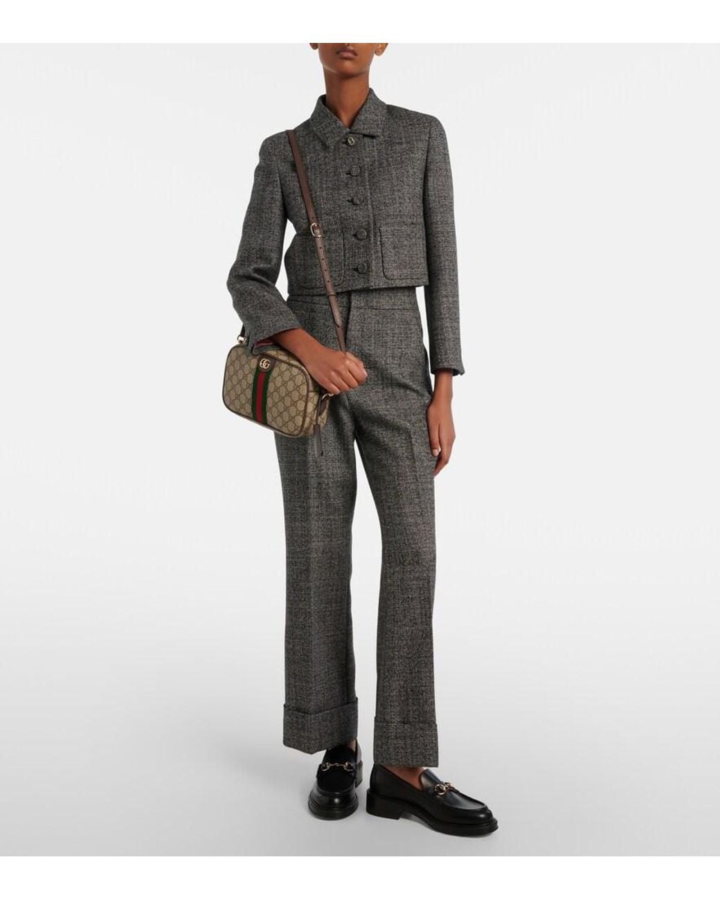 Gucci Green Ophidia Small Camera Bag