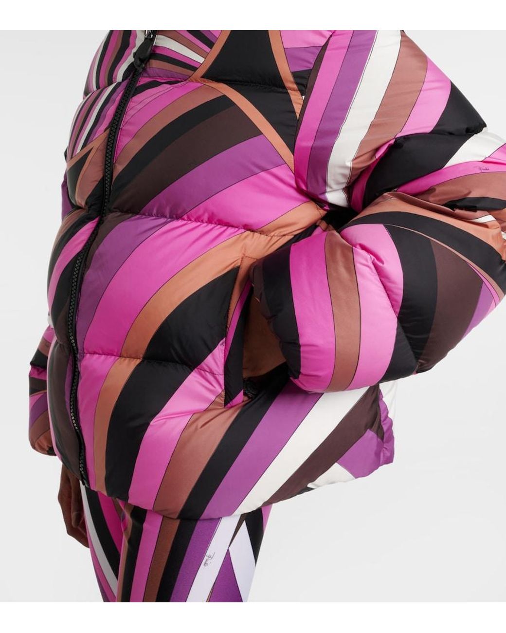Emilio Pucci Pink Iride Down Jacket