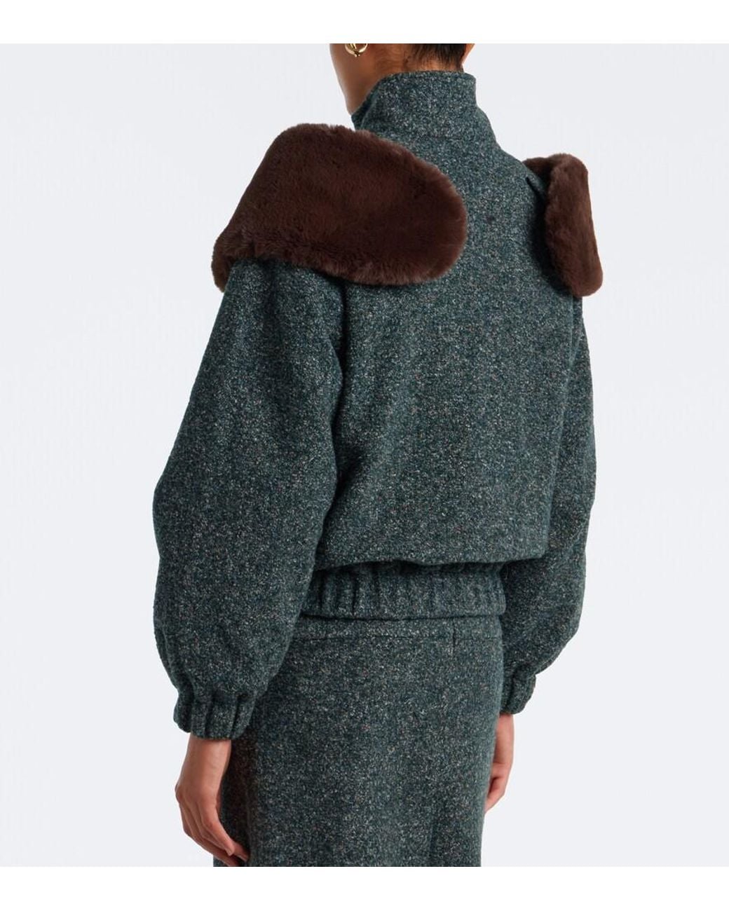 ShuShu/Tong Green Zip-Up Jacket