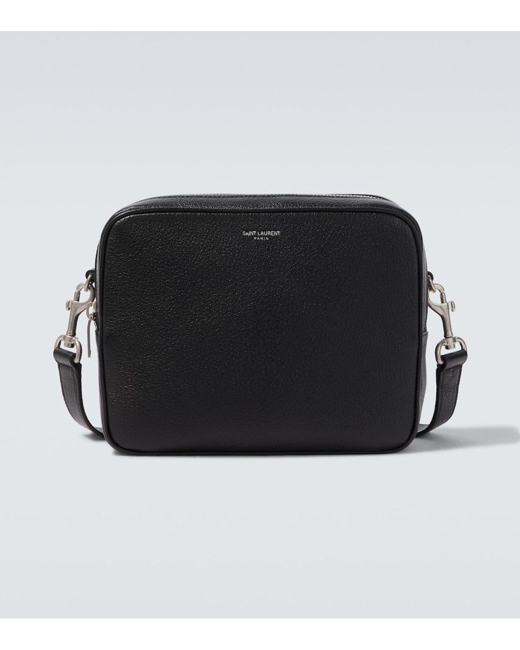 Saint Laurent White Spl Small Leather Shoulder Bag for men