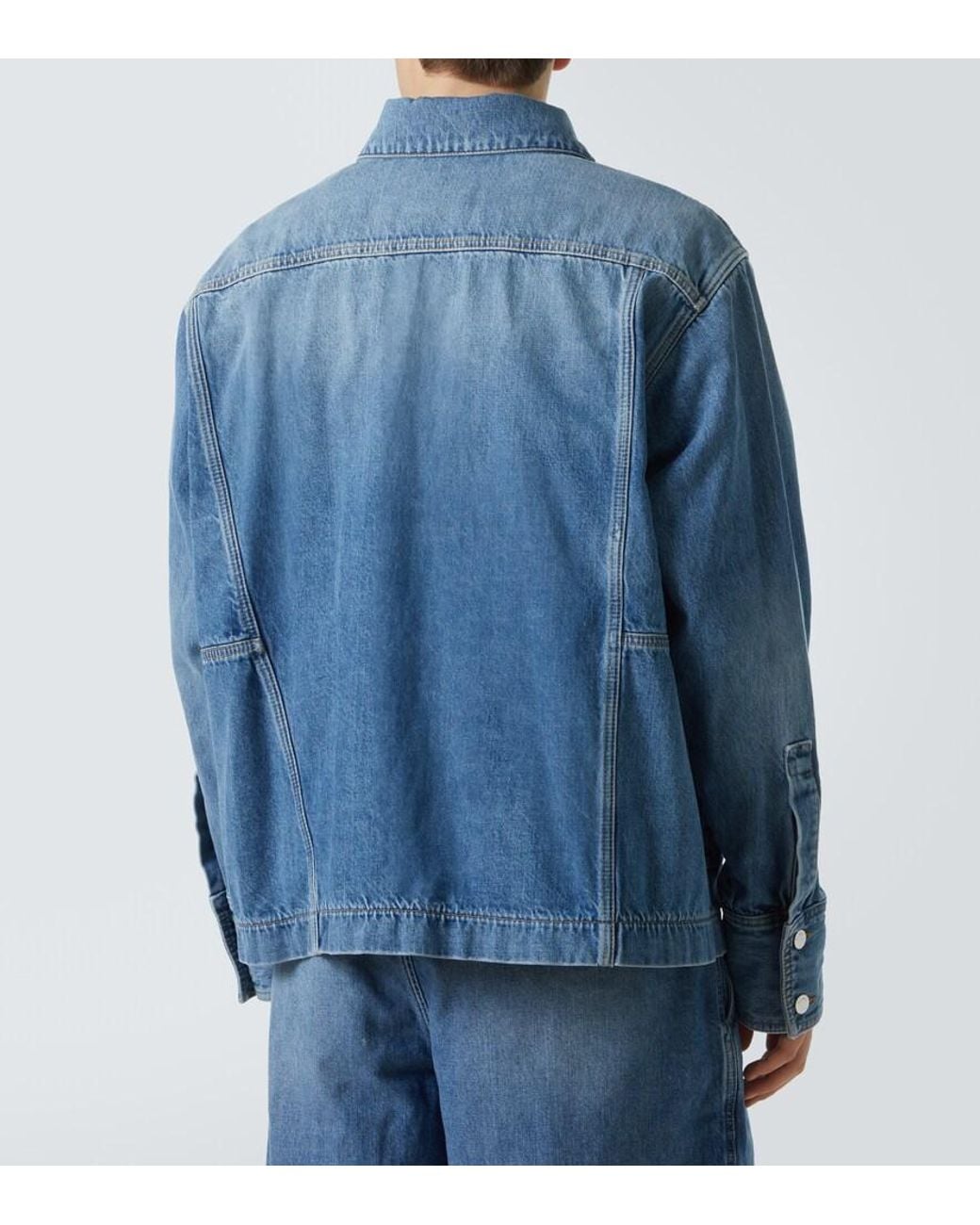 Plan C Blue Denim Jacket for men