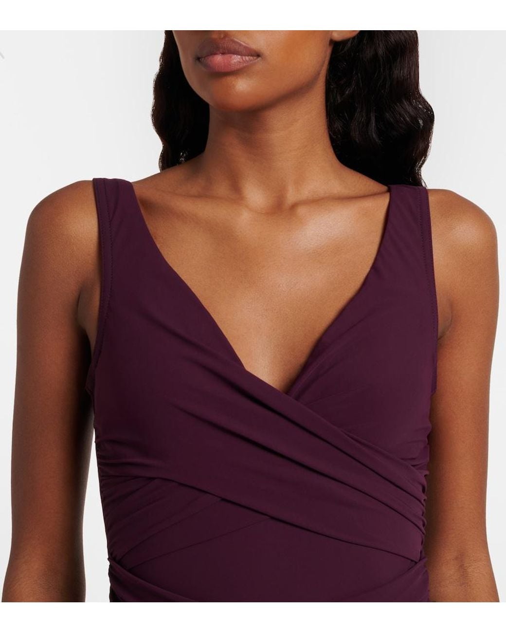 Karla Colletto Purple Smart Swimsuit