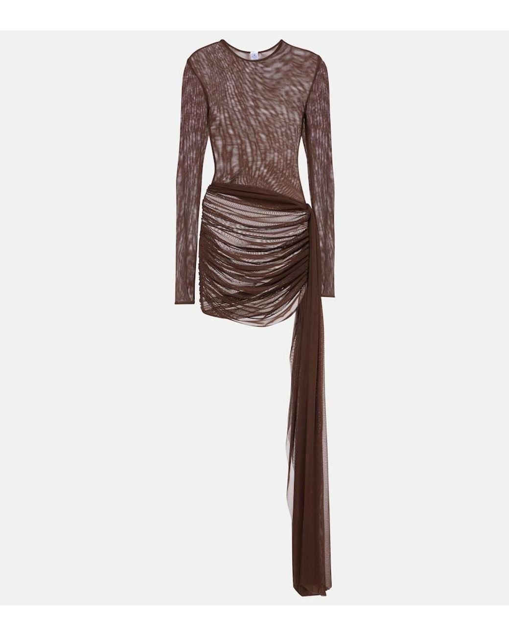 Bananhot Brown Aiden Ruched Minidress