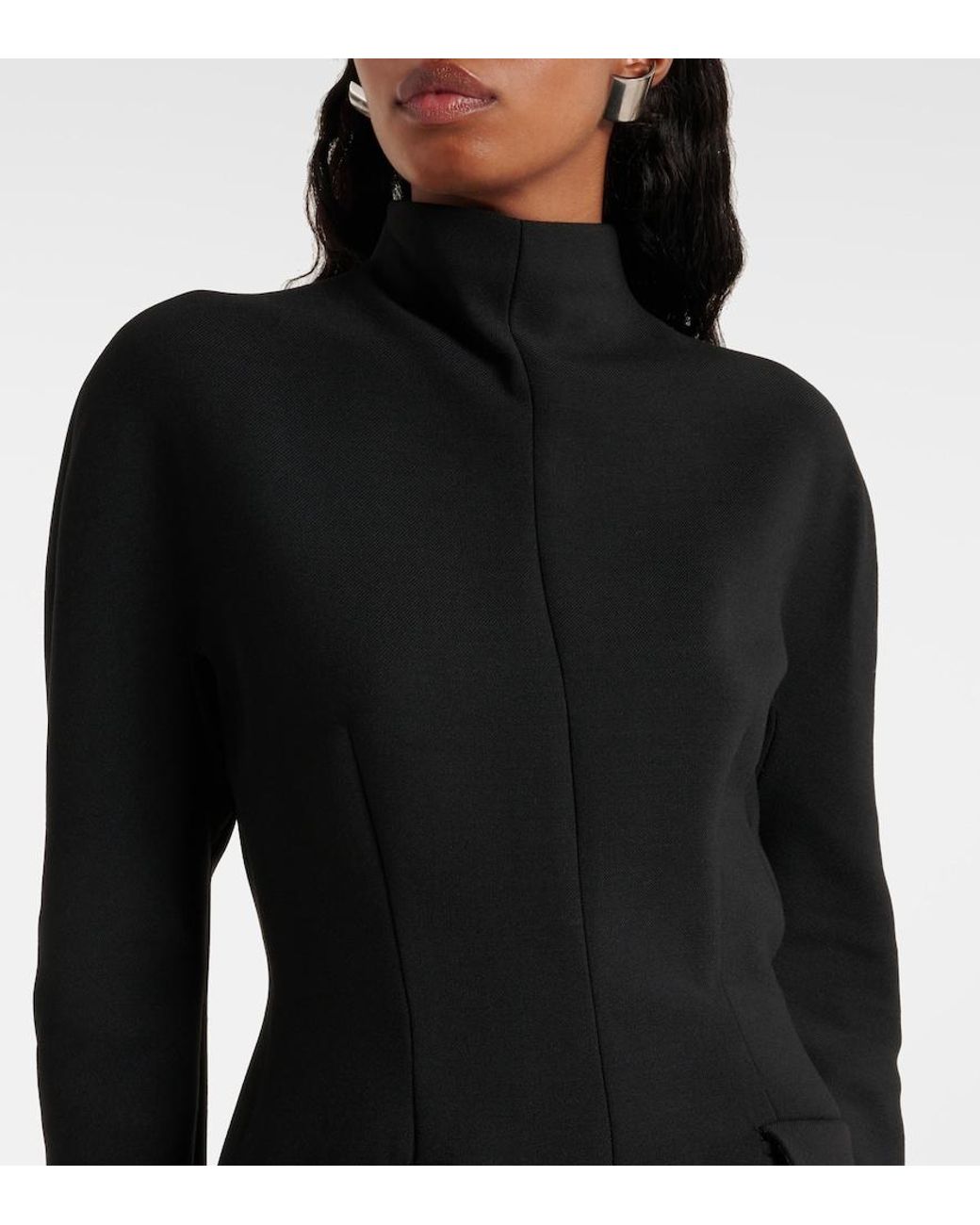 Sportmax Black Tefrite Minidress