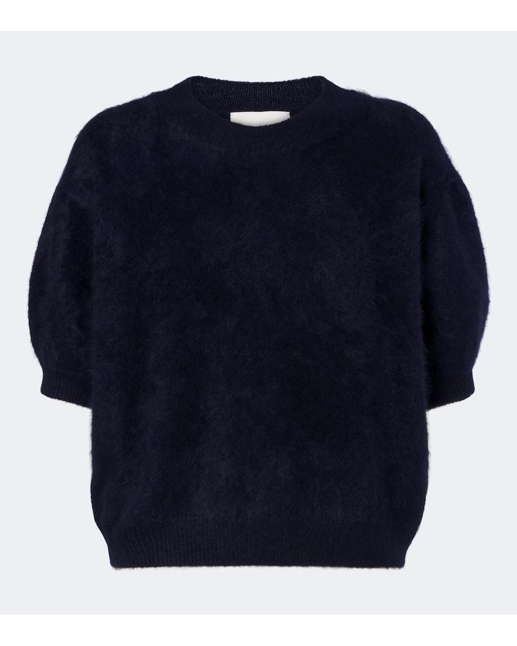 Lisa Yang Blue Juniper Brushed Cashmere Sweater