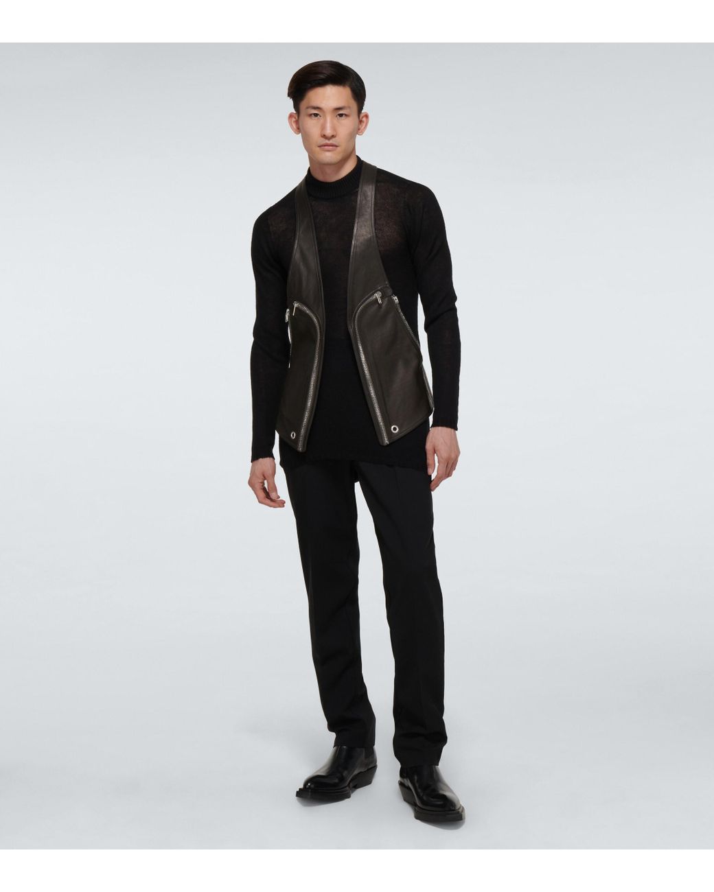 Rick Owens Bauhaus Harness Vest in Black for Men | Lyst Canada