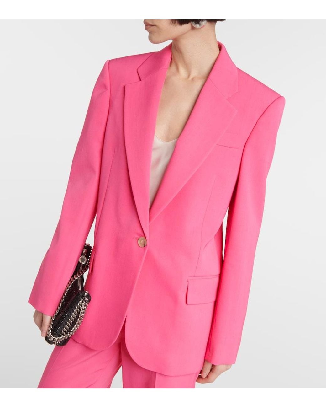 Stella McCartney Pink Wool Blazer