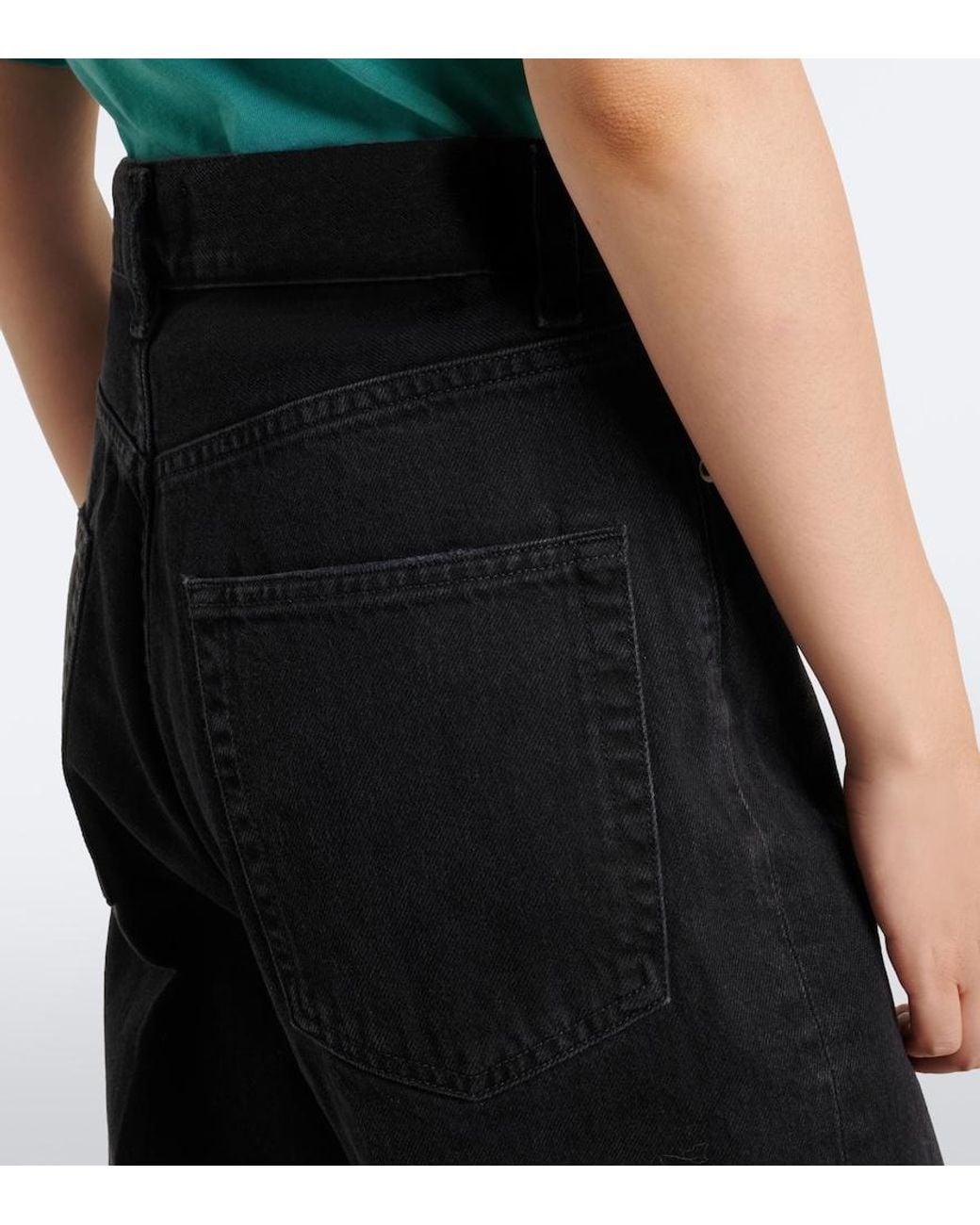 Agolde Black '80S Straight Jeans