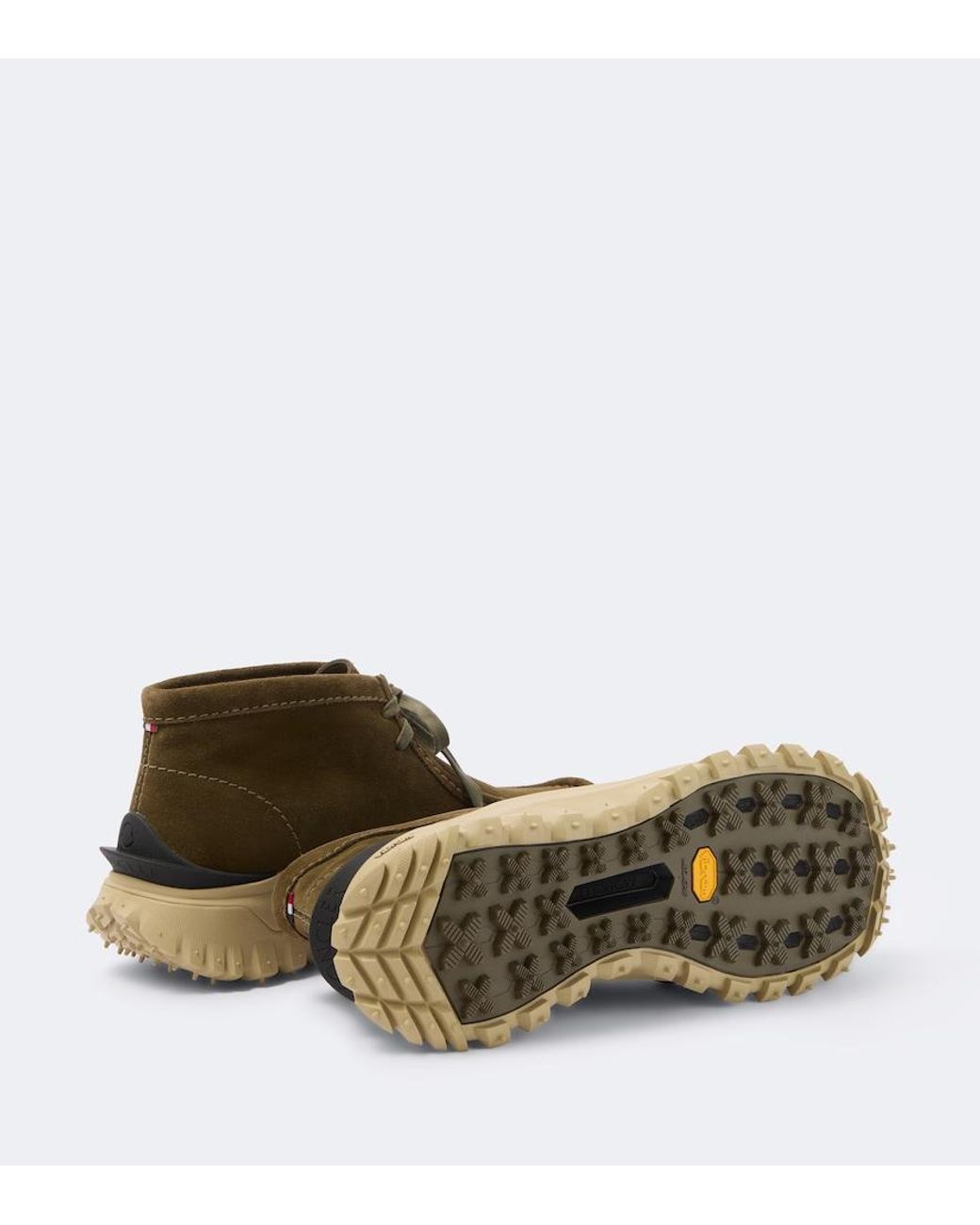 Moncler Brown X Clarks Originals Trailgrip Wallabee Boots for men