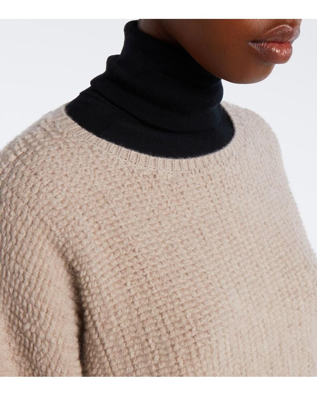 Lisa Yang Natural Elsa Cashmere Sweater