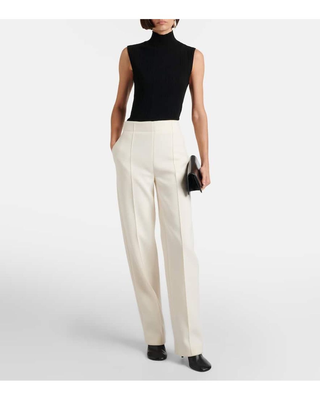 Proenza Schouler Black Federica Turtleneck Top