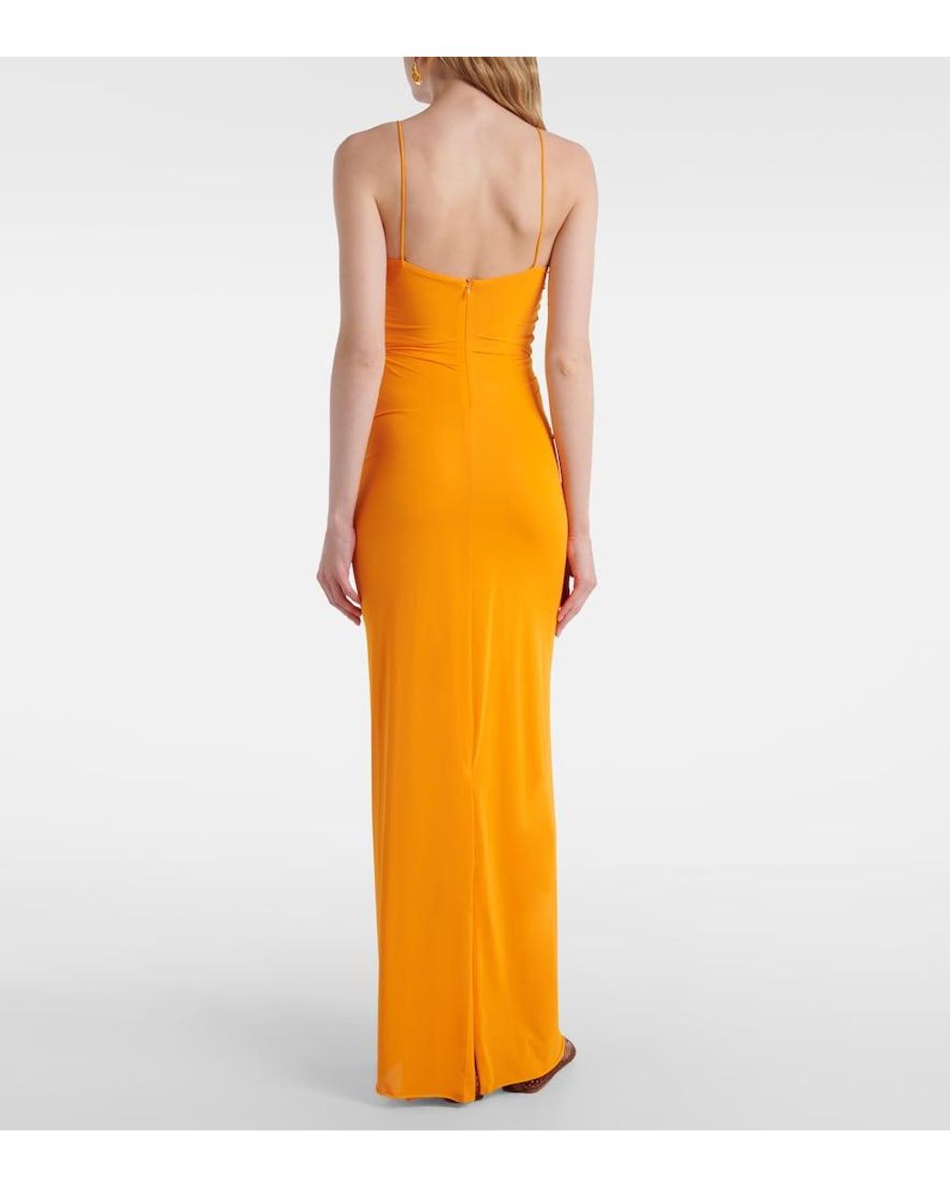 Christopher Esber Yellow Venus Cutout Maxi Dress