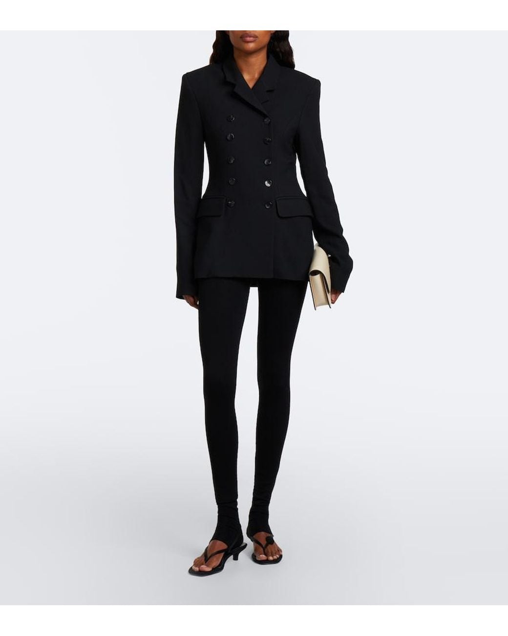 TOVE Black Hero Double-Breasted Jacket