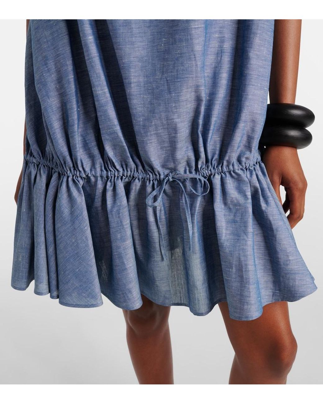 Alaïa Blue Chambray Minidress