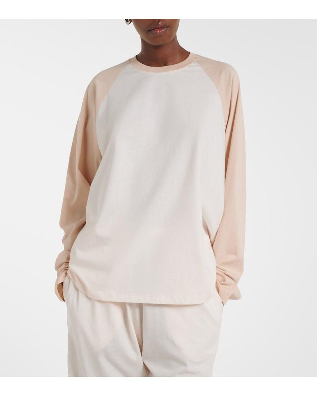 Wardrobe NYC White Cotton Jersey Sweatshirt