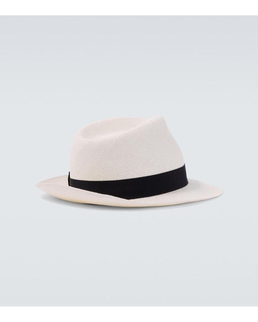 Brioni White Panama Hat for men