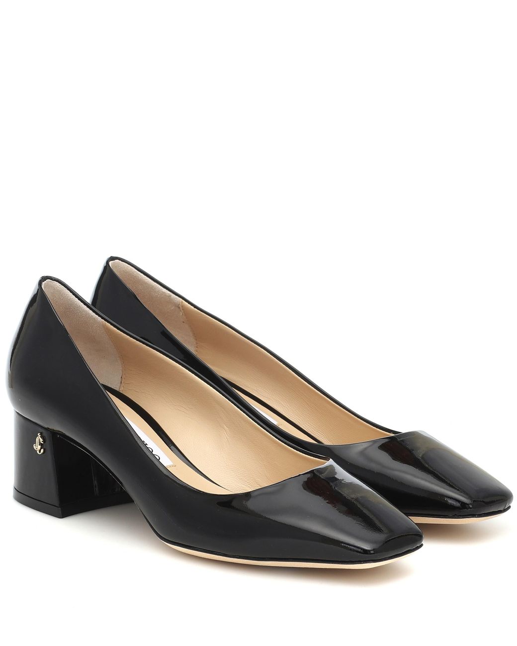 Jimmy Choo Dianne 45 Patent Leather Pumps in Black | Lyst
