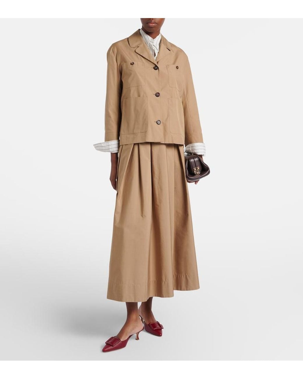Max Mara Natural Renata Cotton Jacket