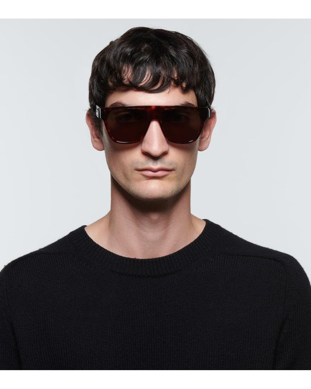 Dior Brown Diorb23 S3I Square Sunglasses for men