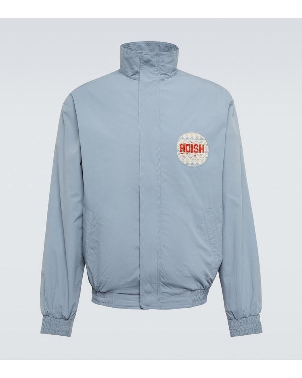 Adish Blue Logo Track Jacket for men