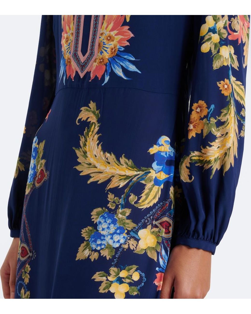 Etro Blue Maxikleid