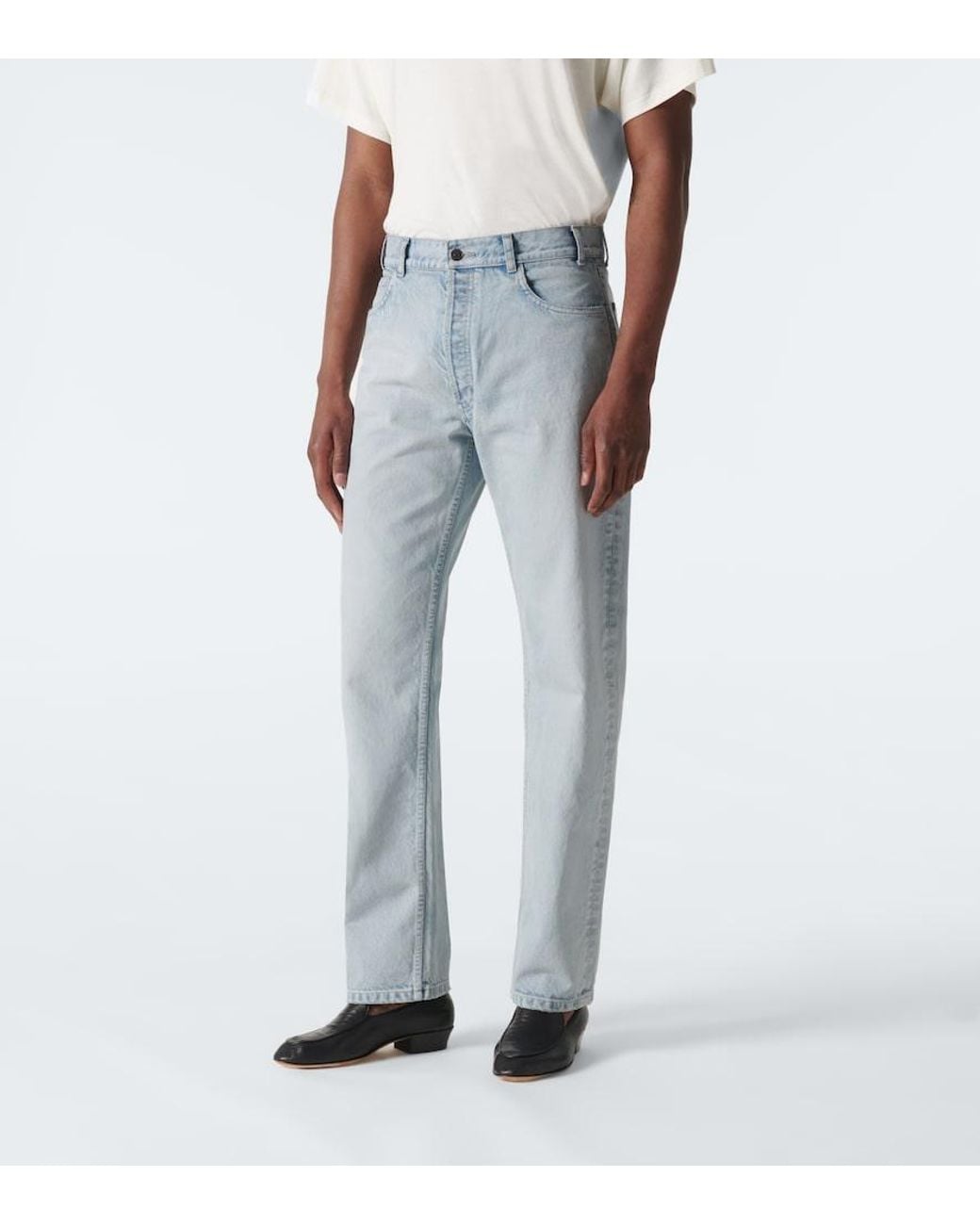 Jeans Rectos Burt The Row de hombre de color Blue