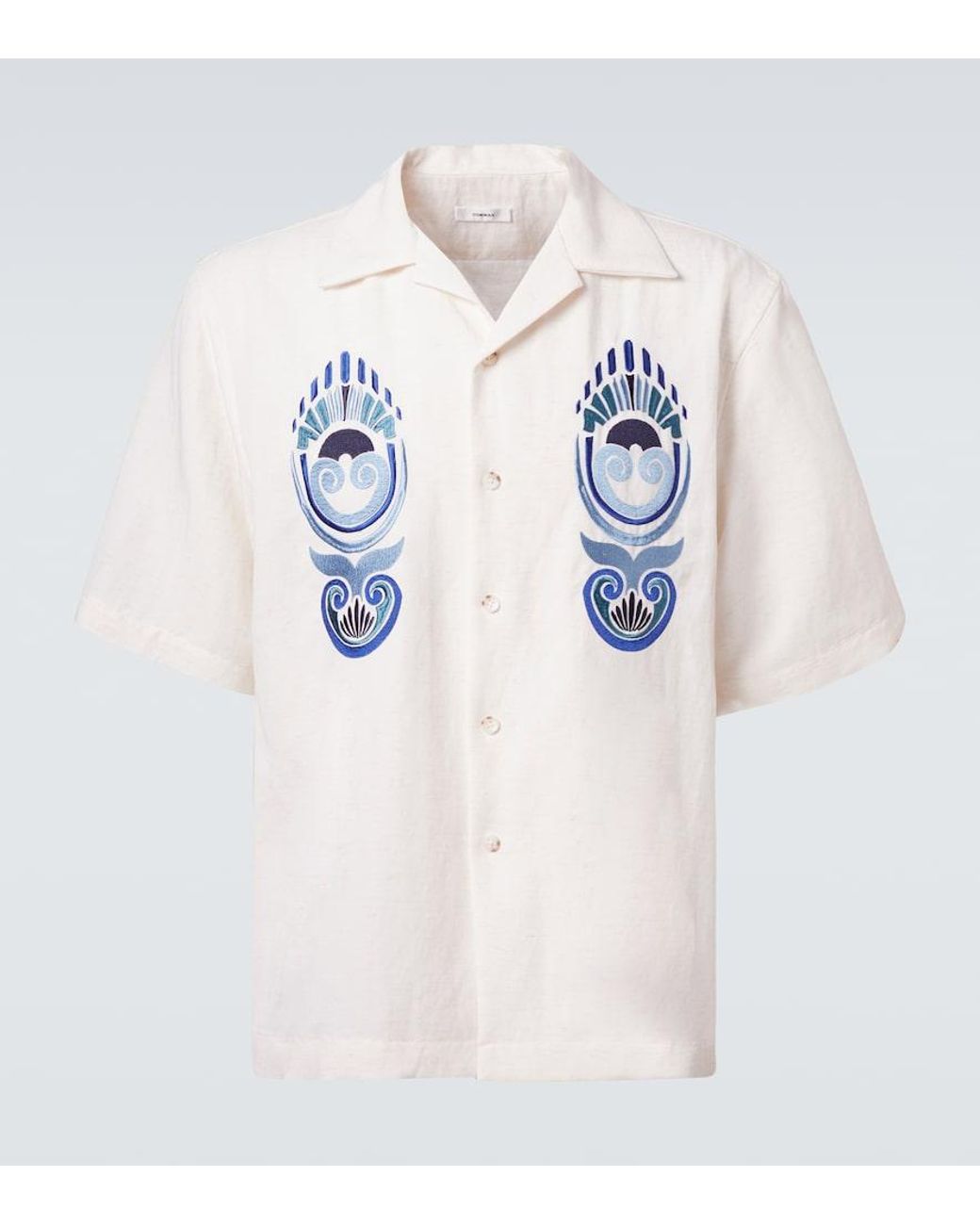 Chemise Brodee Commas pour homme en coloris White
