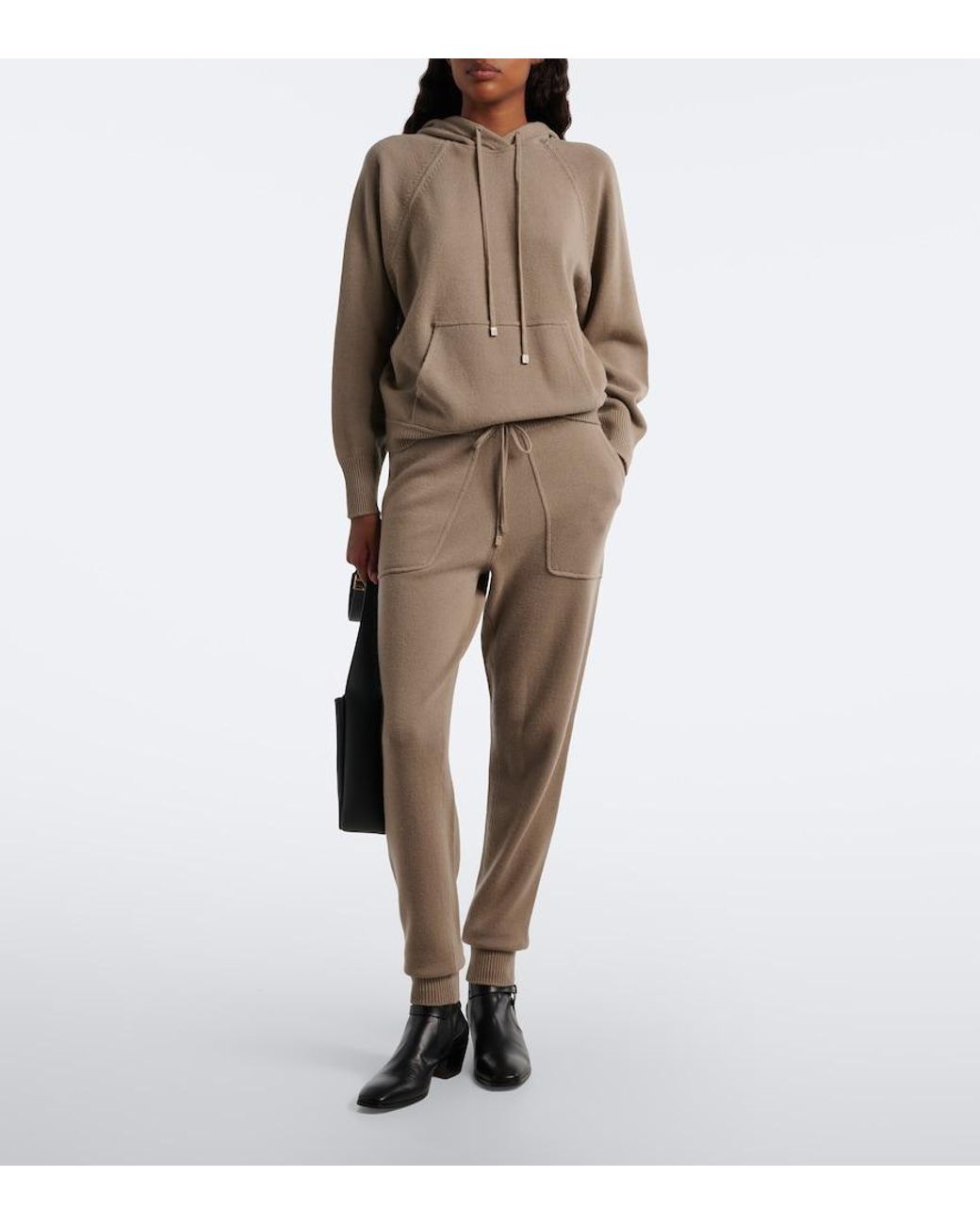 Tom Ford Brown Wool And Cashmere Hoodie
