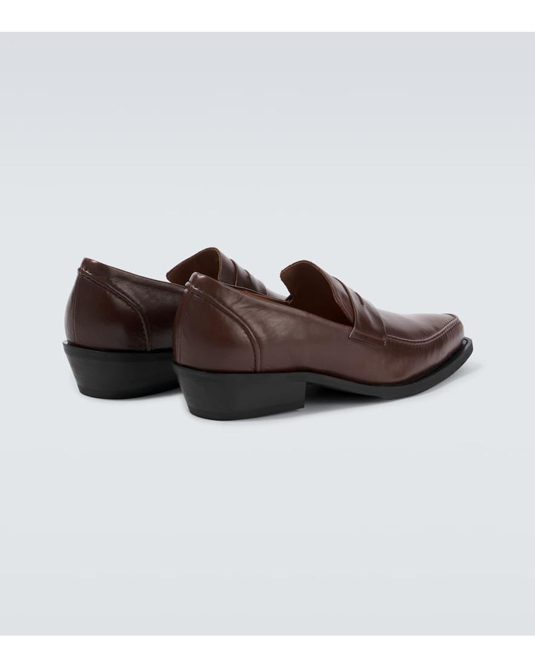 Our Legacy Cypher Leather Loafers in Brown for Men | Lyst