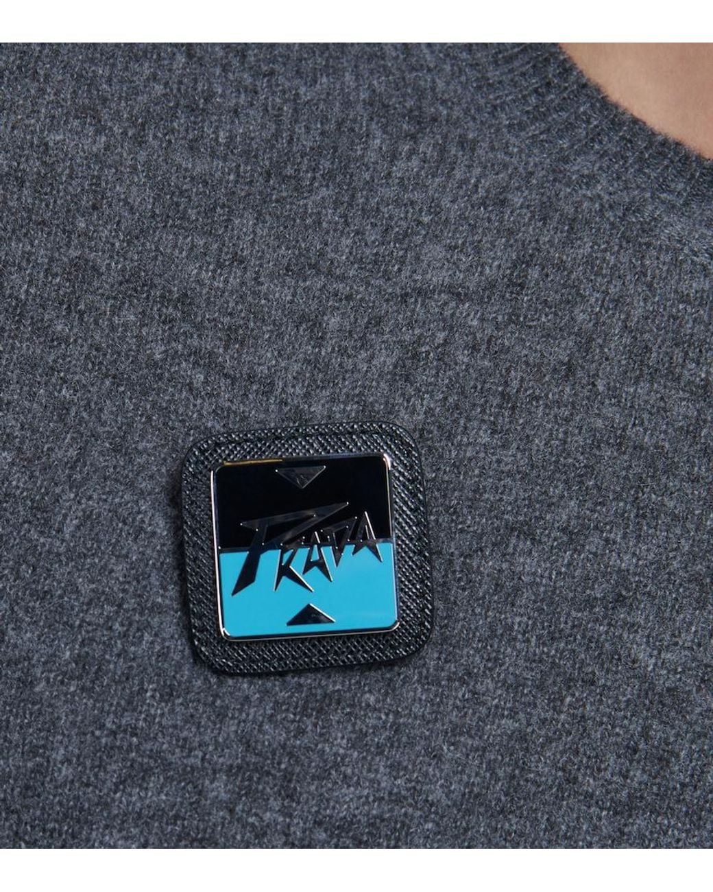 Prada Patch Mit Leder in Black für Herren