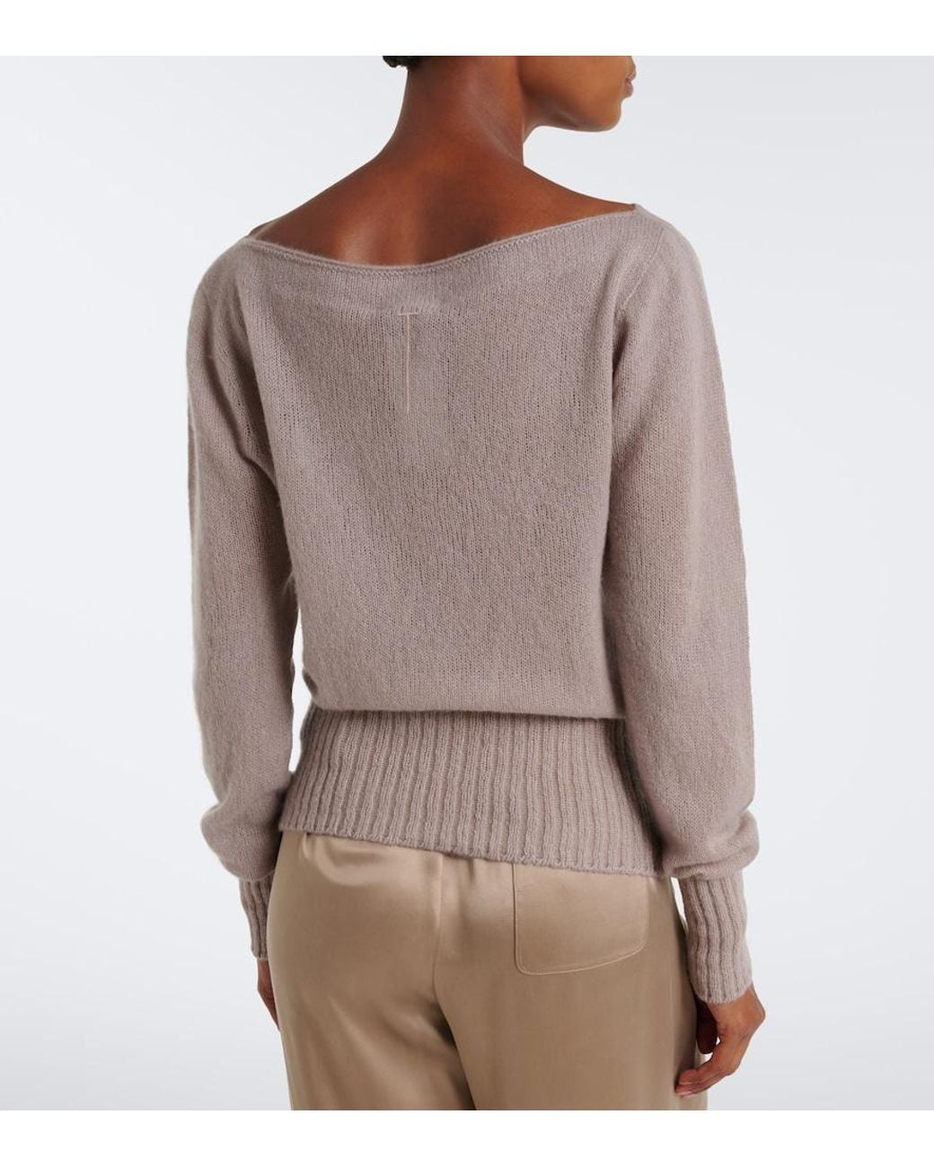 Tom Ford Natural Cashmere And Silk-Blend Sweater