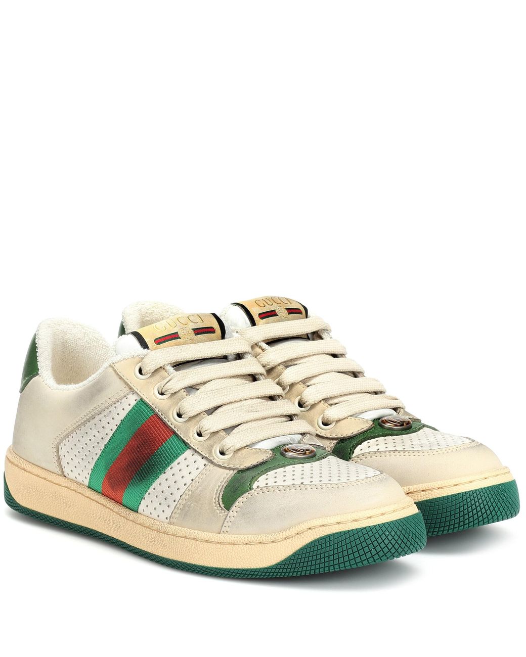 Gucci Screener Leather Sneakers | Lyst