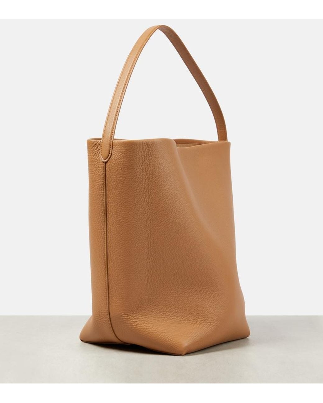 The Row Brown Tote Bag N/S Park Large Aus Leder