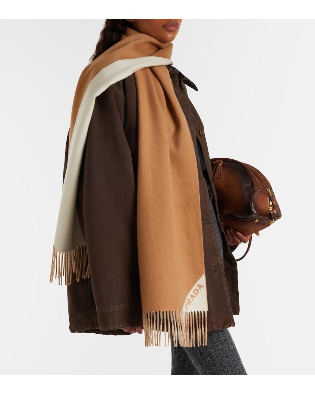 Sciarpa di Prada in Natural