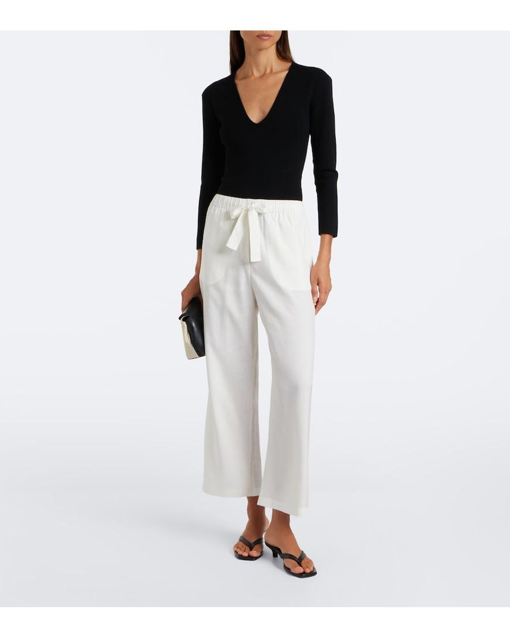 Totême Black Pullover Aus Strick