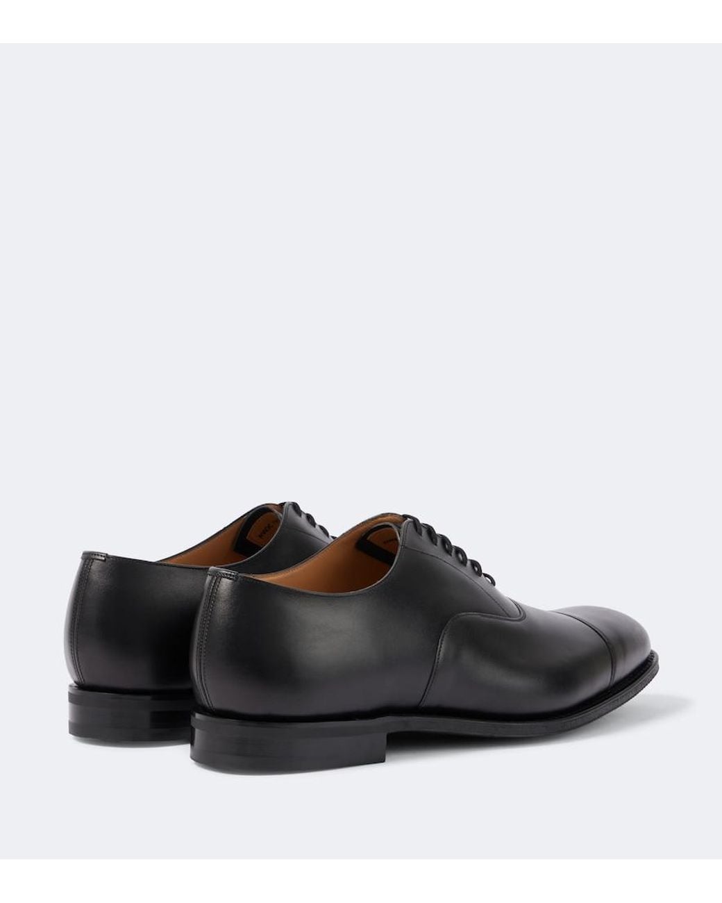 Church's Black Consul Leather Lace-Up Oxford Shoes for men